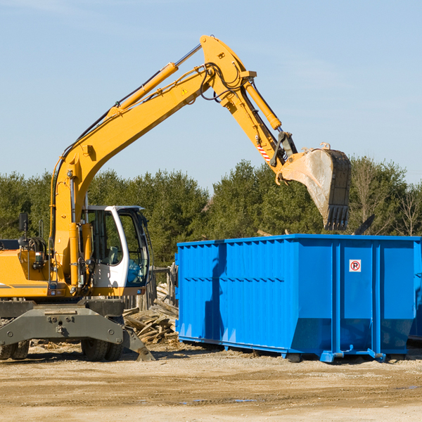 are there any restrictions on where a residential dumpster can be placed in Eastampton
